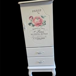 Refinished Jewelry Armoir 