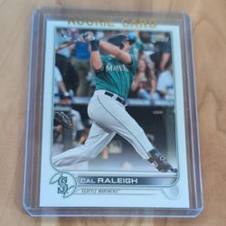 2022 Topps Series 1 Cal Raleigh Rookie Card Mariners 🔥🔥🔥