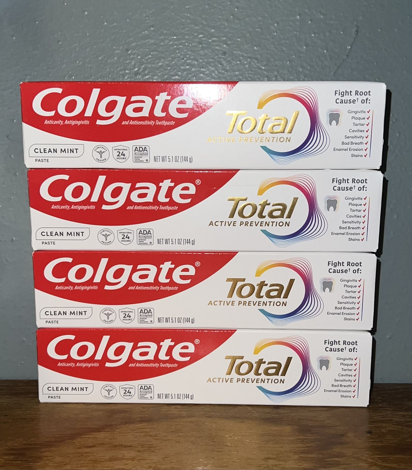 Colgate Total Clean Mint 5.1oz Toothpaste Set