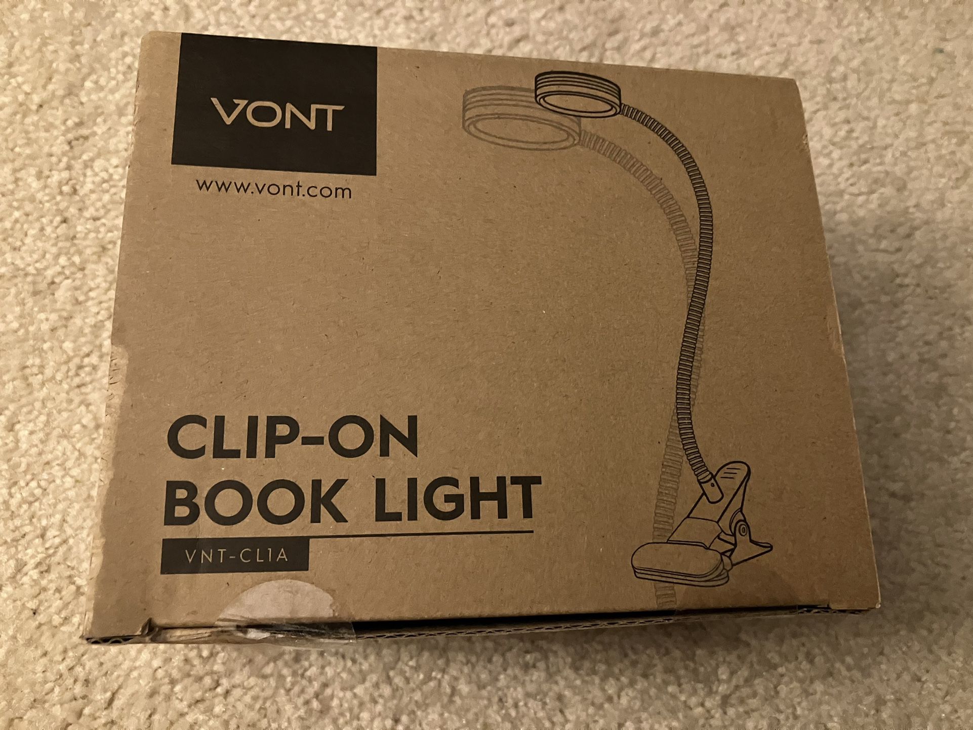 Vont: Clip-On Book Light