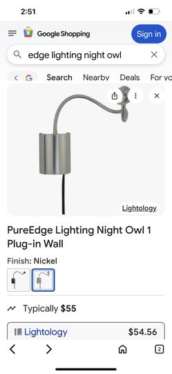 Modern Reading Light - Quantity 2