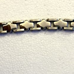 Vintage Stainless Steel Rung Men’s Wrist Band