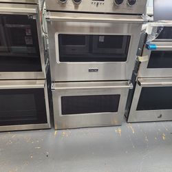 Amazing Viking 5 Series Professional Double Wall Oven VDOE130SS
