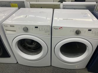 Whirlpool front load set with warranty