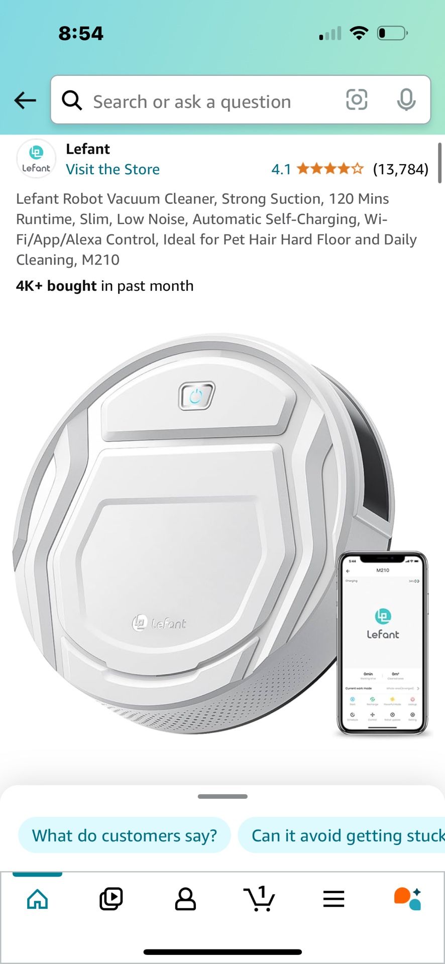 Lefant Robot Vacum cleaner