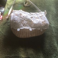 Flower Purse, Handbag, Girls Purse , Flower Girl purse 