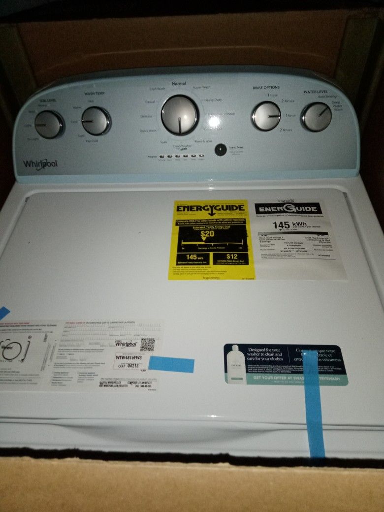 Brand new Whirlpool Washer In Box