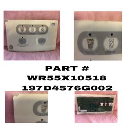 WR55X10518 197D4576G002 GE REFRIGERATOR DISPENSER CONTROL BOARD 