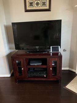TV wood stand table