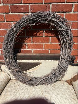 Vintage extra large handmade farmhouse 39” tall wreath
