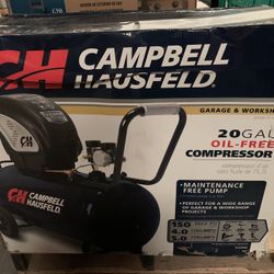 Campbell Hausfeld 20 gal Portable Air Compressor 150 psi 1.3 HP