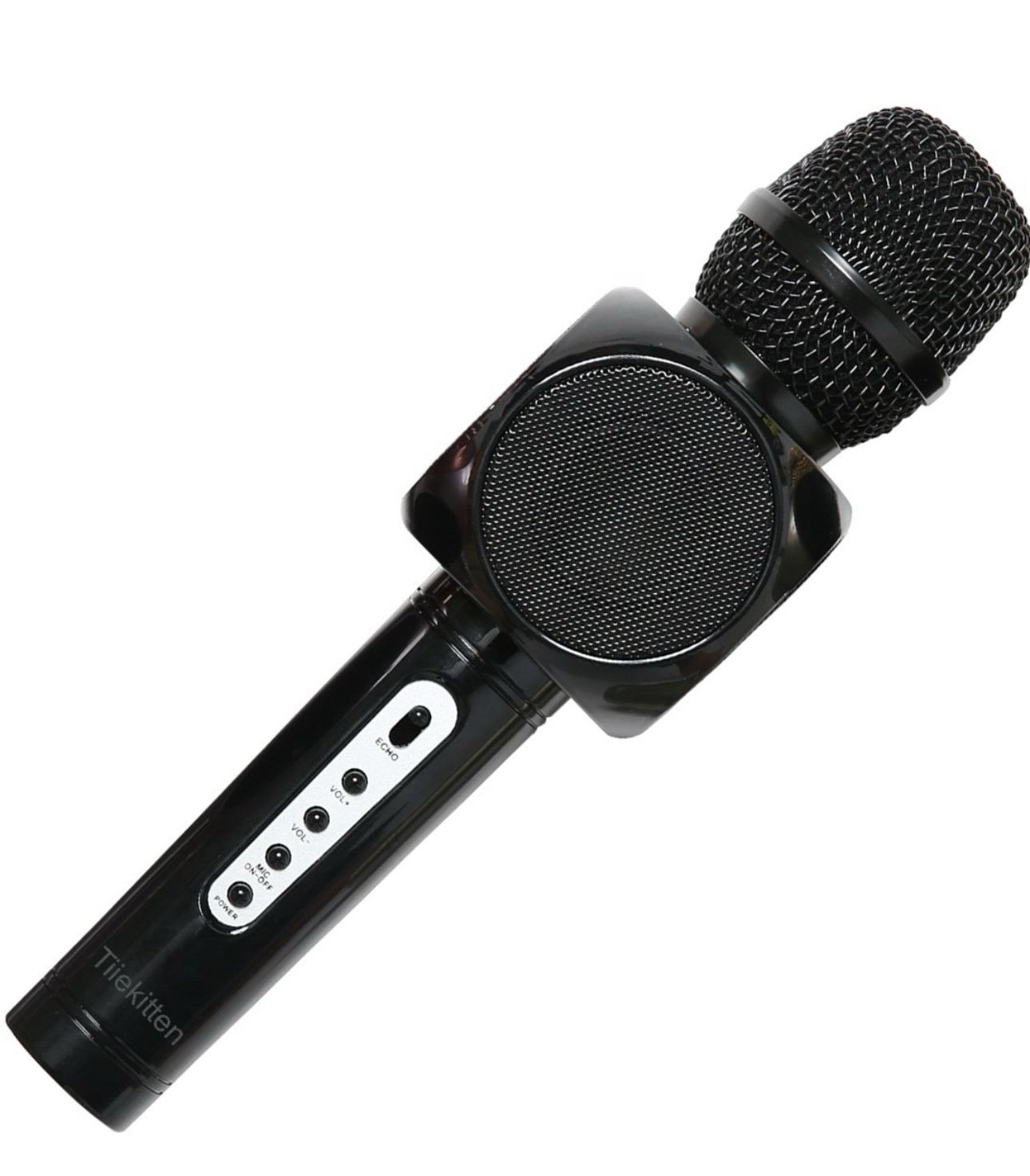 Portable Microphones and Speaker for Singing Bluetooth Karaoke Microphone Singing Machine Bluetooth Speakers Dual Speakers 2 Vibrating Diaphragm