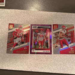 Mahomes. Leo Chenal. Travis Kelse