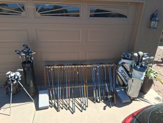 100+ Golf Clubs & 4 Golf Bags - Moving - Name Brands