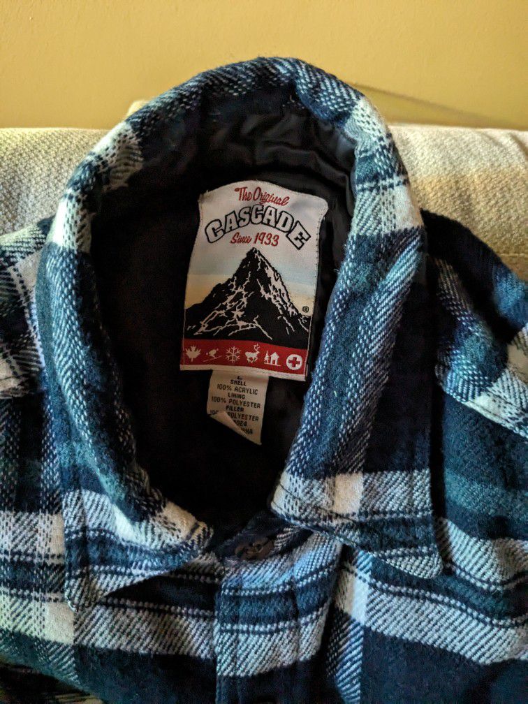 Men's Cascade Flannel Shirt Jacket. 