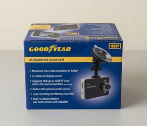 Goodyear 1080P Automotive Dash Cam w/ LCD Screen – New in Box
