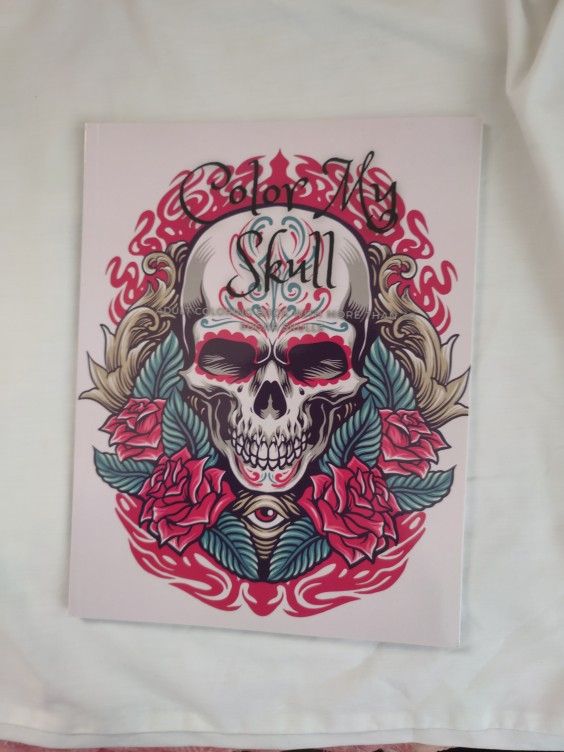 Skull Coloring Book 
