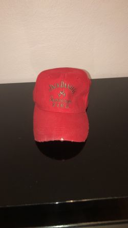 Jack Daniels Tennessee FIRE adjustable ONE SIZE FITS MOST worn looking hat
