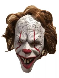 Adult Halloween Mask Pennywise Stephen King’s It. New in the bag!