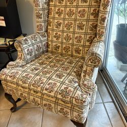 Vintage 1980’s Ethan Allan Queen Anne Chair  