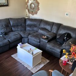 Corner rounded sectional
