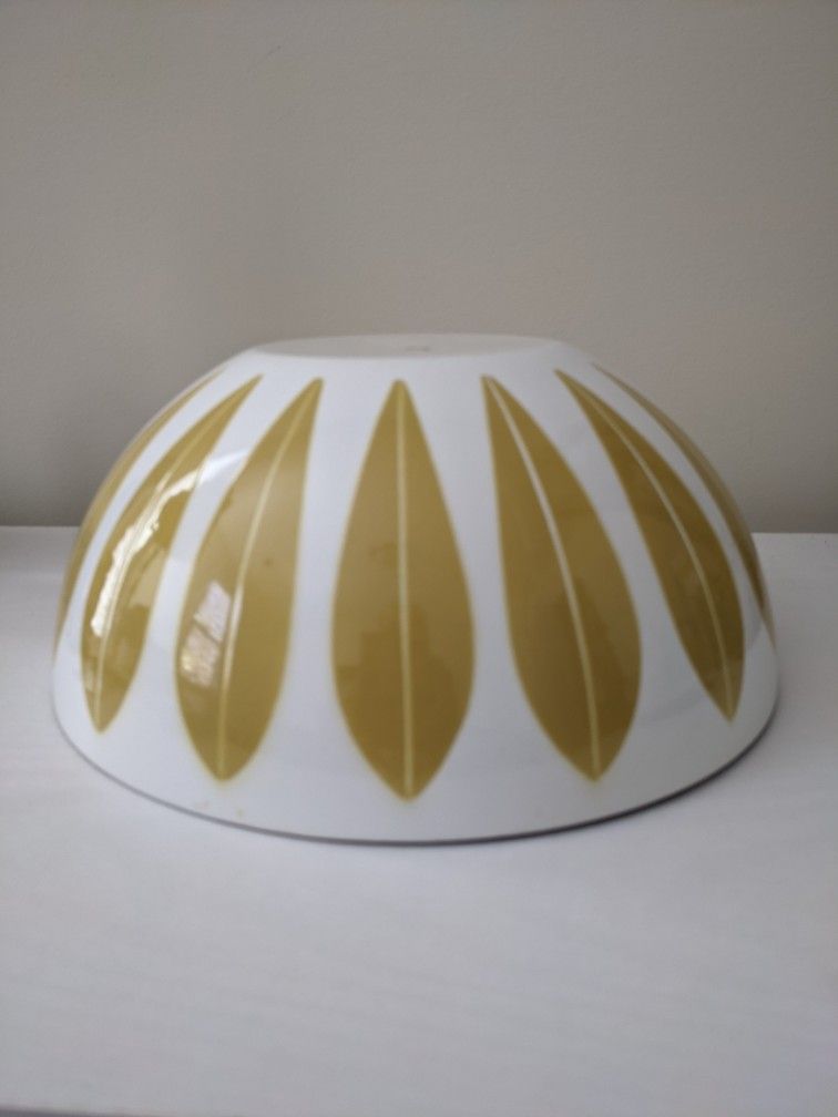 Vintage Catherineholm Lotus Enamelware Bowl Rare 11 Inch Large