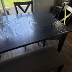 Good table just a broken leg comes with cheers everything for free