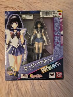 SH Figuarts Pretty Guardian Sailor Saturn Action Figure 20th Anniversary Bandai EUC
