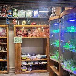 Uranium Glass, Glassware, MCM, Pyrex, Glasbake, Fire King, Pink Depression Glass & More!!!