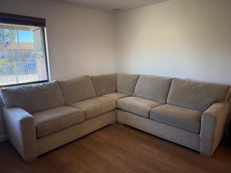 Like-New Crate & Barrel Axis Couch – Performance Fabric