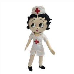 2012 Nurse Betty Boop Plush 12 Stuffed Doll King Feature Syndicate Retro Cute