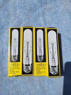 Tubular 40 Watt 120 Volt Bulb
