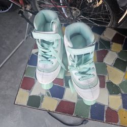 Roller Derby Quad Skates - Mint Green/White Size 2