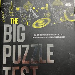 The Big Puzzle Test Over 100 Brain Baffling puzzles New - Open box