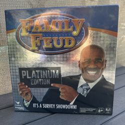 FAMILY FUED Platinum Edition Board Game w/ Steve Harvey (Sealed) Survey Showdown