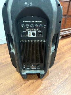 American audio kpow 15a speaker dj speaker $150 or best offer