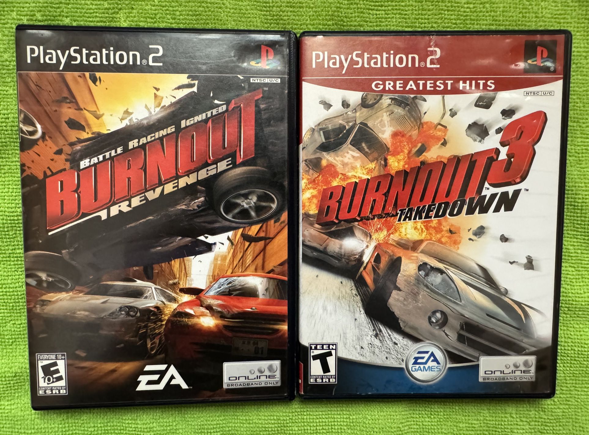 Burnout 1 & 3 For Ps2