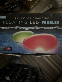 Floating LED Pebbles