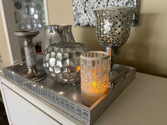 Silver home decor