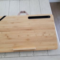 Premium Bamboo Lap Desk – Fits 17” Laptop – $25