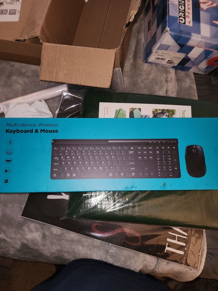 Gaming Wireless Keyboard And Mouse With USB C Charging