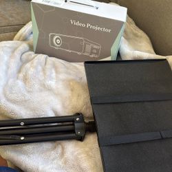 Projector And Projector Stand 