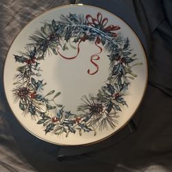 Pair of Vintage Lenox Winter