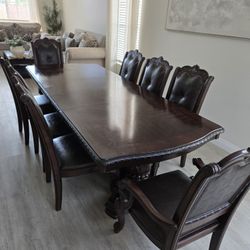 Formal Wooden Dining Table 