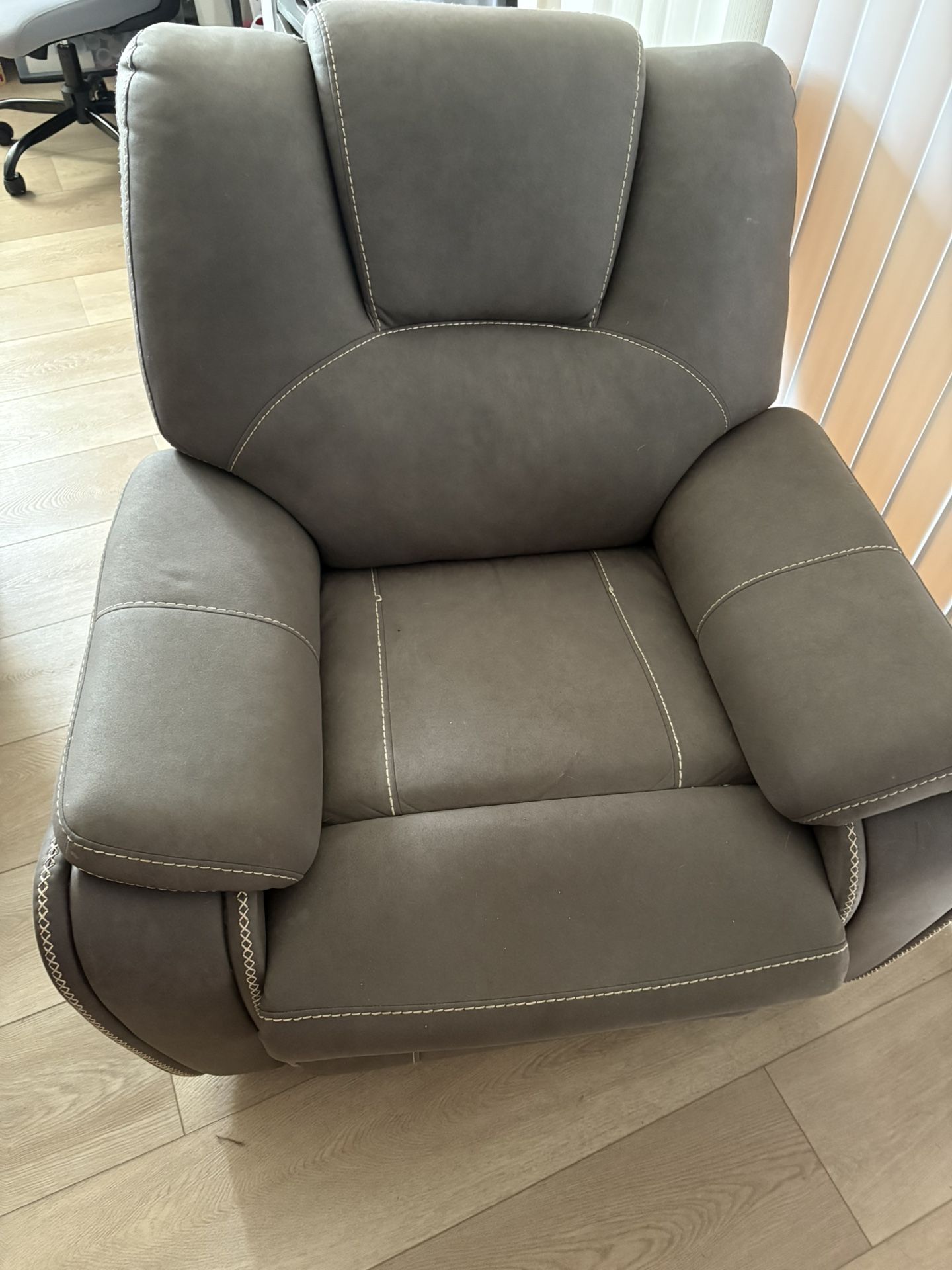 Reclining Chair, Loveseat, & Sofa set