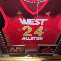 Kobe PSA Autograph All Star jersey.