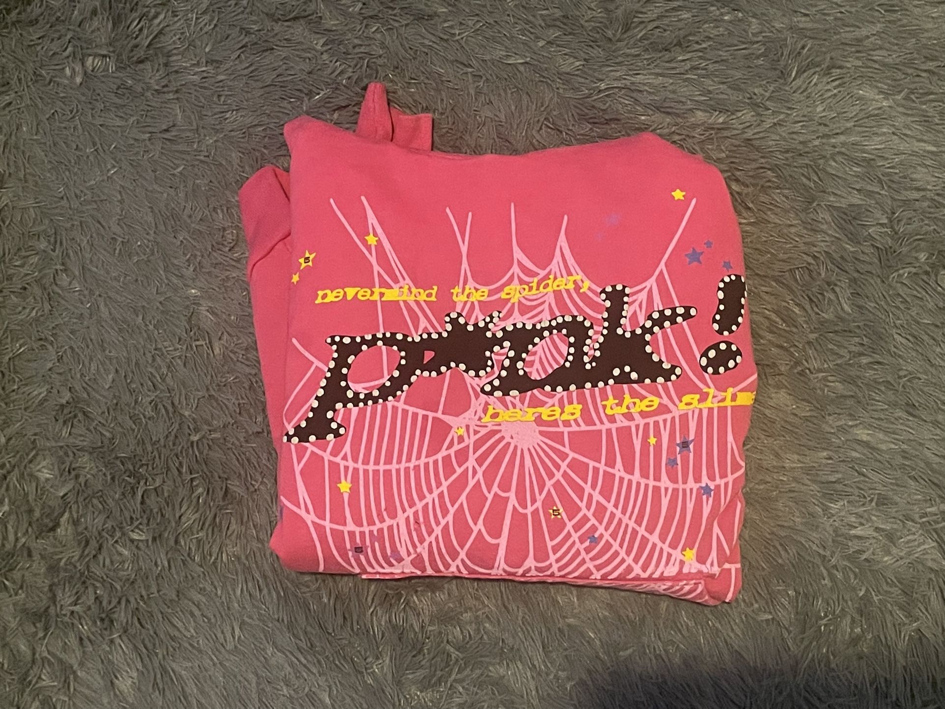 Pink Spider Hoodie 