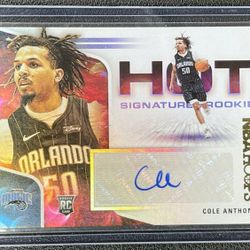 Super Nice Cole Anthony Rookie Auto Card In MINT CONDITION 