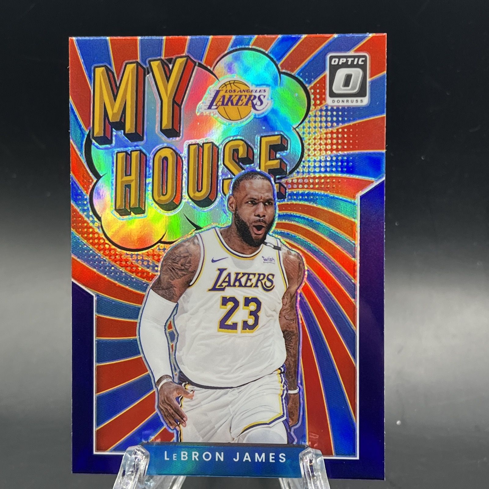 LeBron James 2021-22 Panini Donruss Optic Prizm Holo - My House #6