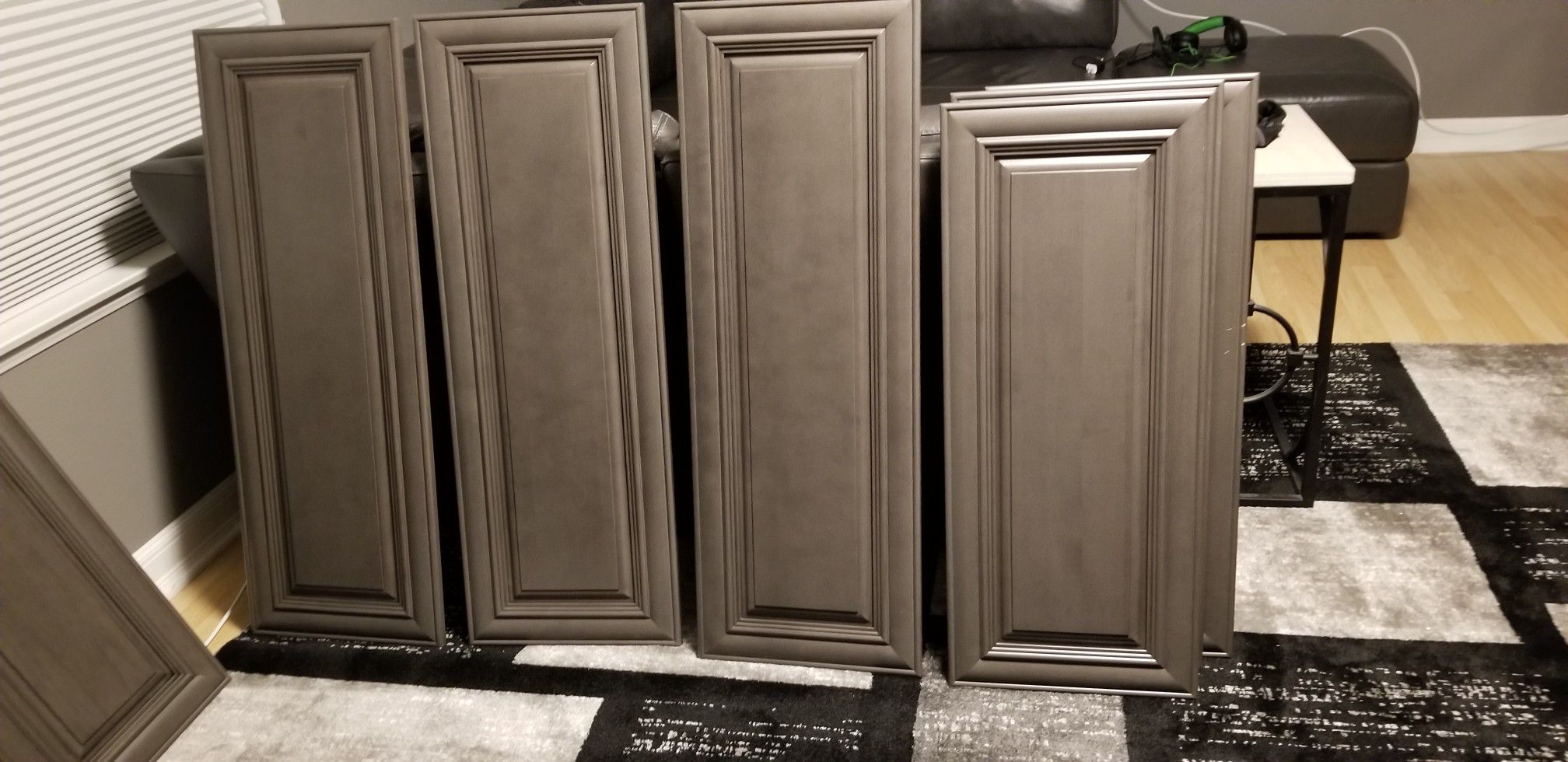 $35 ea Gray Kitchen Cabinet Doors